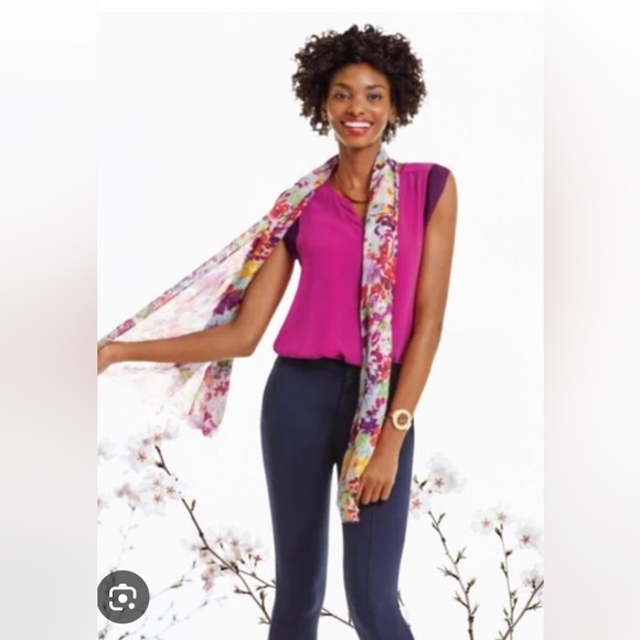 Cabi Magenta/Bougainvillea Campo Top Style #5033 medium - Picture 1 of 6
